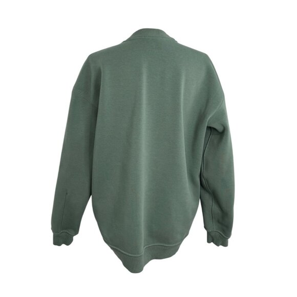 Lululemon 1998 Green Sweatshirt Pullover Heavyweight Fleece Oversized Size L/XL - Picture 3 of 6